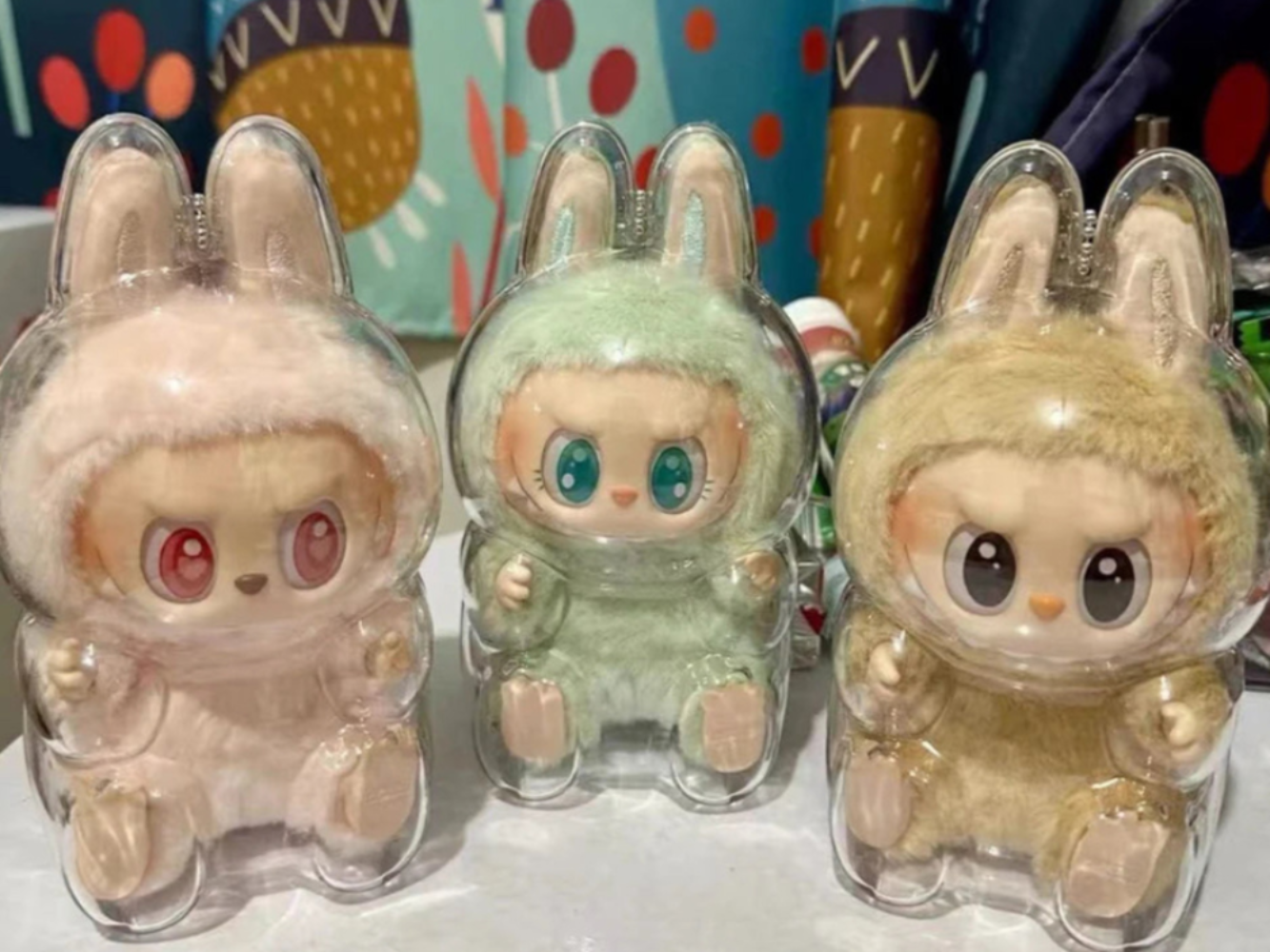 Capa Protetora Transparente Para Figuras Labubu Geração 1