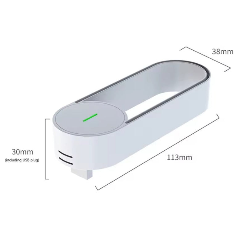 Purificador de Ar USB Anion - Remove Fumo/Odores/Cigarros, 60 Milhões Íons, Silencioso, Casa/Carro
