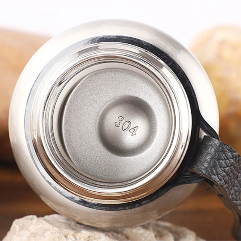 Garrafa Térmica UPORS Aço Inoxidável 500/700/1000/1500ml - 24h Quente/Frio, Portátil