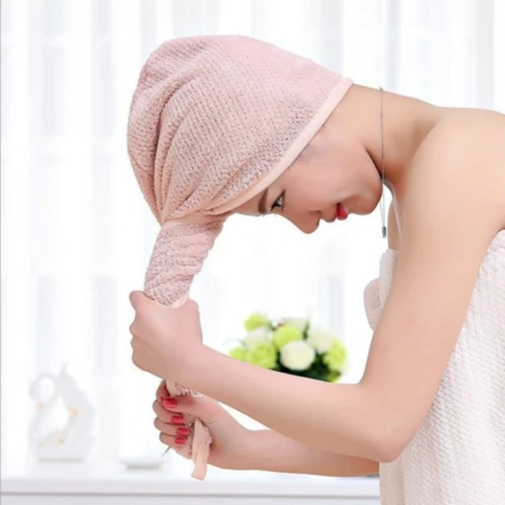 Touca Microfibra Anti Frizz para Secar Cabelo - Deka Express