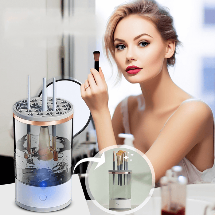 Limpador de Pincéis de Maquilhagem Inovador USB