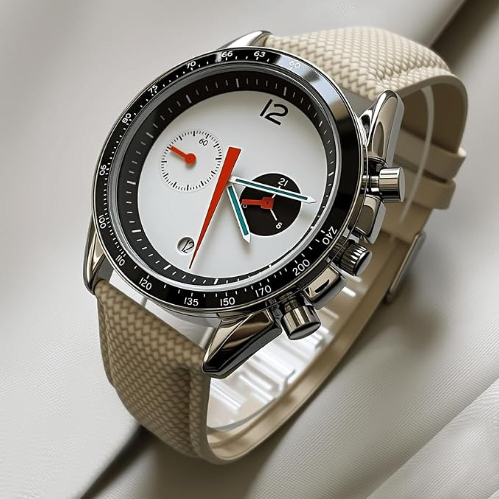 Relógio Masculino CILOA 507 — Luxo Minimalista, Movimento Quartz Japonês & Bracelete em Couro
