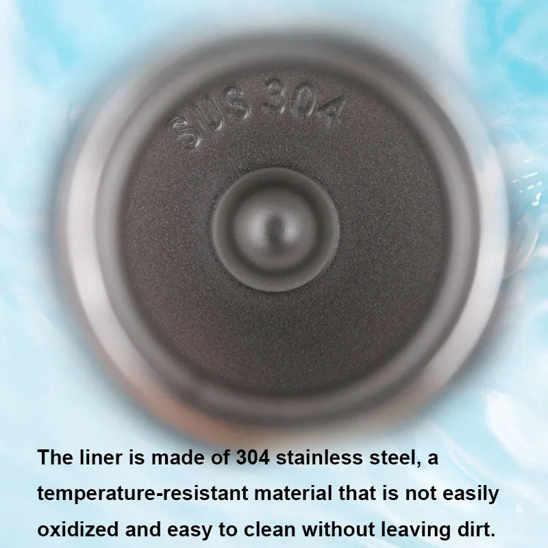 Garrafa Térmica Aço Inoxidável 350/500/750ml - 6-12h, Portátil, Várias Cores