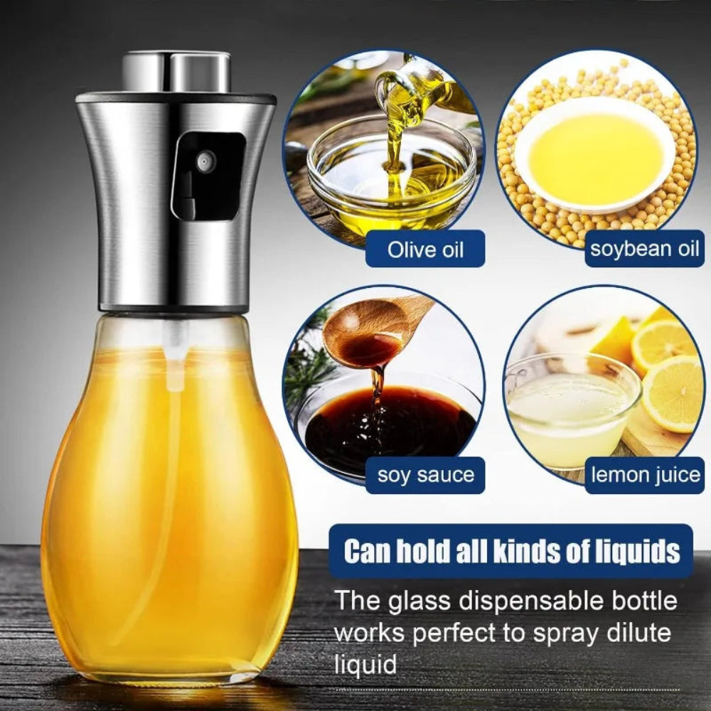 Pulverizador de Azeite e Óleo para Cozinhar Garrafa de Spray 200ML