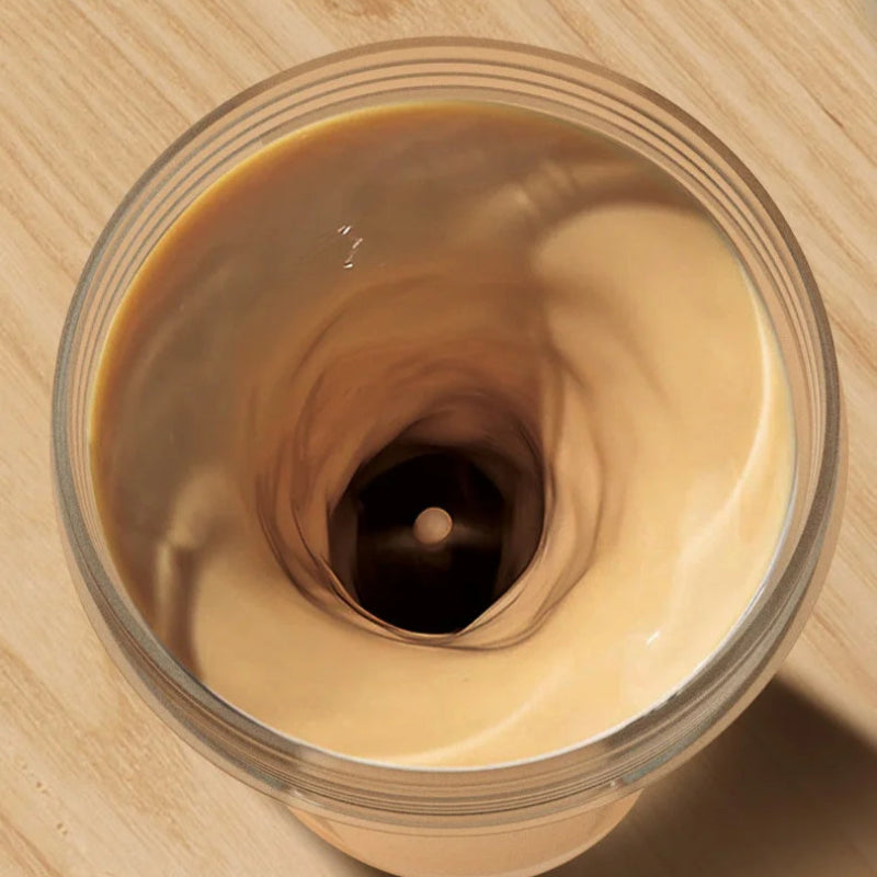 Copo Agitador Automático USB - Shakes Proteína, Portátil, Recarregável, 6 Lâminas