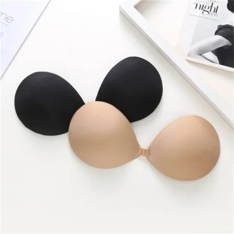 Sutiã Invisível Push Up Grosso - Adesivo Silicone, Levanta Seios, Vários Tamanhos, Casamento/Festas