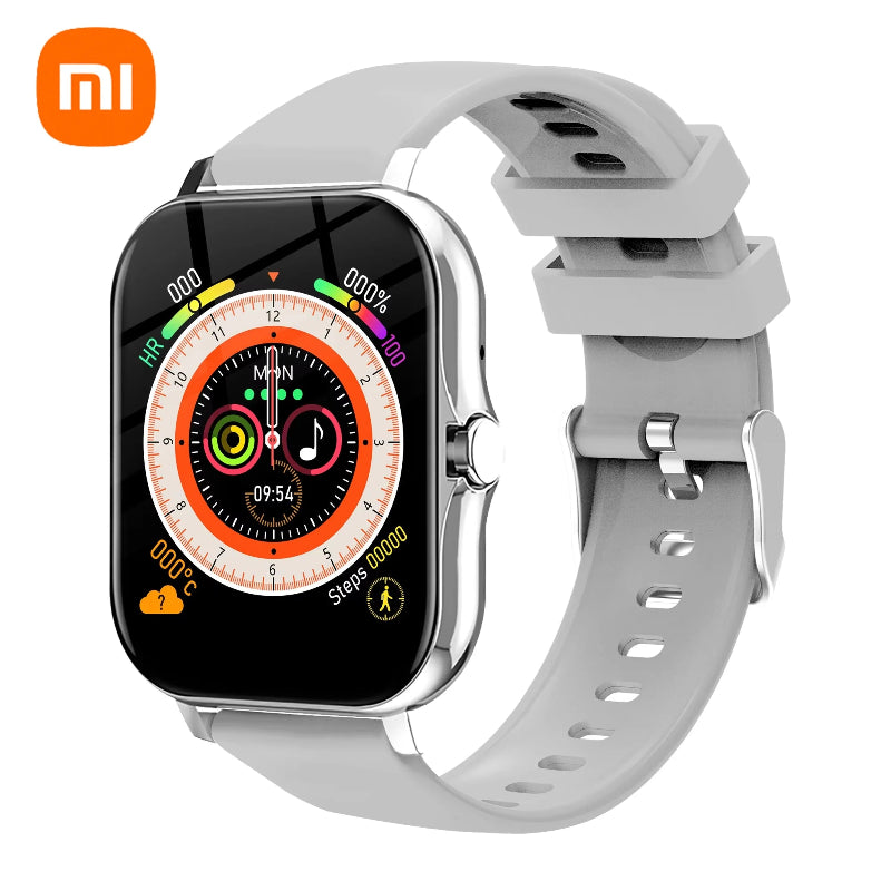Smartwatch Xiaomi Air Max SY - Chamada BT, Saúde, Desporto, Monitor de Frequência Cardíaca, À Prova D'Água Para Telefones Android IOS