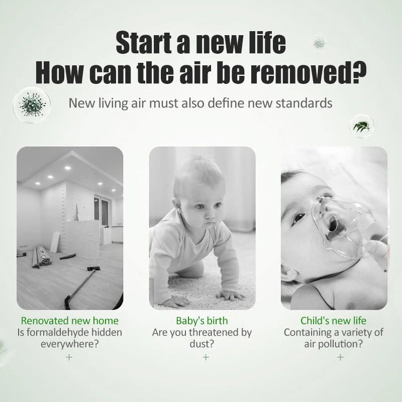 Purificador de Ar Xiaomi Youpin - UV, Ionizador, Ozono, Filtro HEPA, USB, 2024