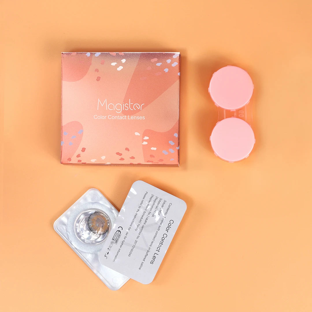 Lentes de Contacto Cinza Cristal