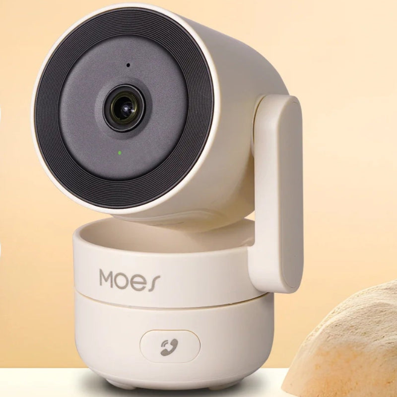 Câmara Segurança Interior WiFi 4MP PTZ MOES - Visão Noturna, Detecção Movimento/Som, Patrulha