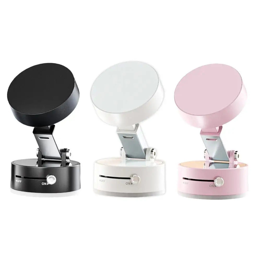 Suporte Magnético Telemóvel Ventosa Dupla Face - 360°, Dobrável, Universal