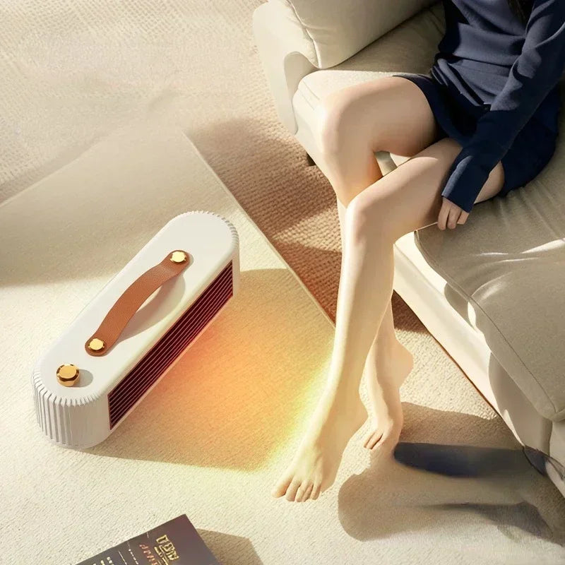 Aquecedor de Mesa PTC KUALOOL - Cerâmica Alta Potência, Multifuncional, Escritório/Casa