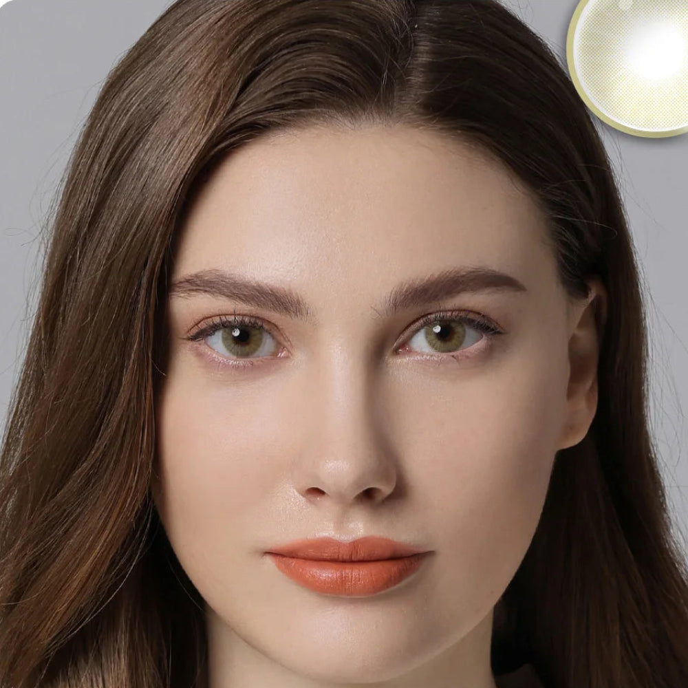 Lentes de Contacto Castanho Mel