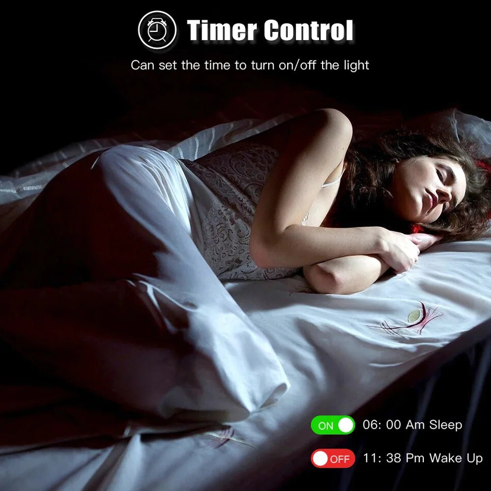 Lâmpada LED Inteligente Bluetooth Tuya 15W E27 - RGB+CW+WW, Milhares de Cores