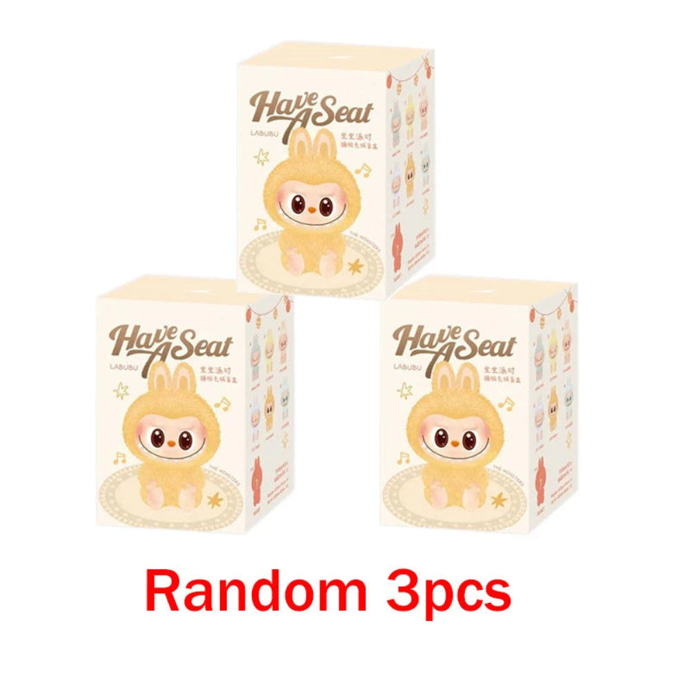 POP Mart Labubu The Monsters Have a Seat Vinil Peluche - Caixa Cega