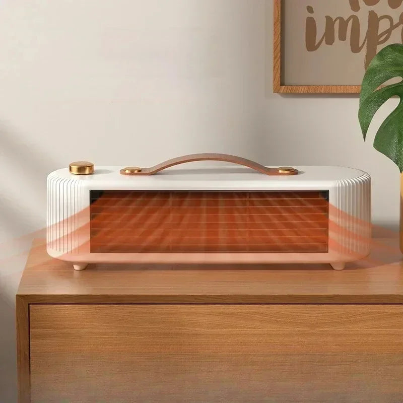 Aquecedor de Mesa PTC KUALOOL - Cerâmica Alta Potência, Multifuncional, Escritório/Casa