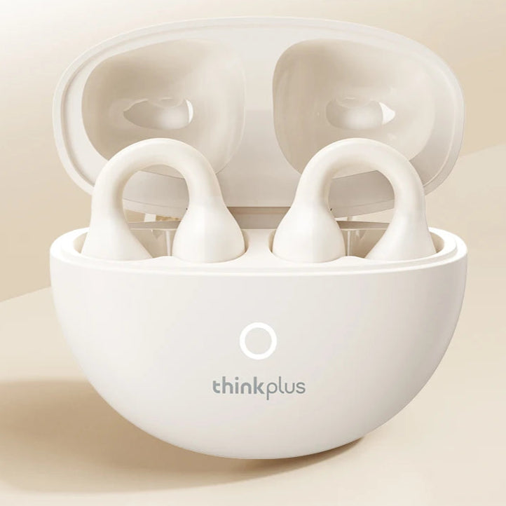 Fones de Ouvido Bluetooth LP25 OWS com Bateria de Longa Duração e Microfone