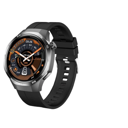 Smartwatch GT5 Pro - 2025 - AMOLED 1.53", NFC, Chamada BT, IP68, Rastreador GPS, Saúde, À Prova D'Água