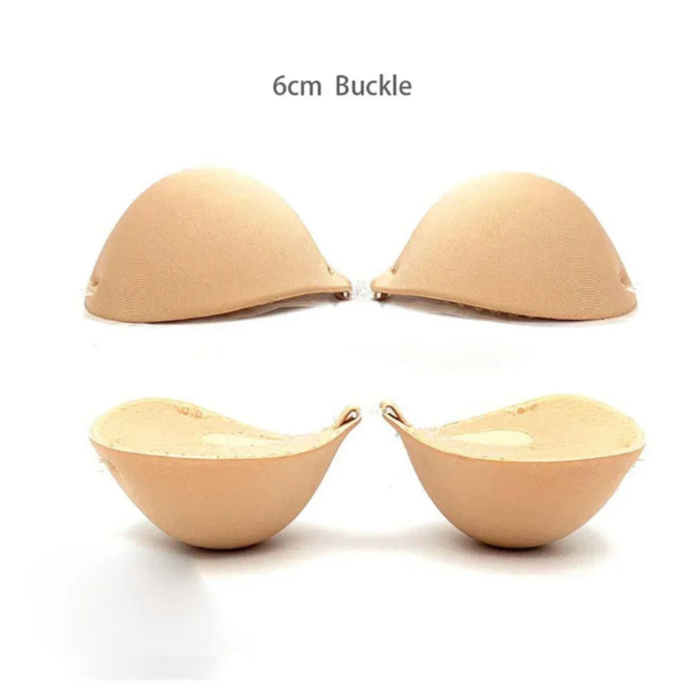 Sutiã Invisível Push Up Grosso - Adesivo Silicone, Levanta Seios, Vários Tamanhos, Casamento/Festas