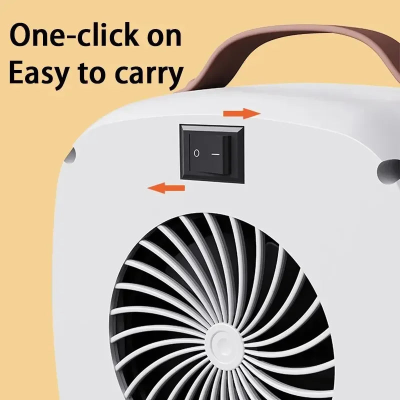 Aquecedor Portátil Xiaomi Mijia 500W - Aquecimento Rápido 3s, Silencioso, Seguro, Escritório/Casa