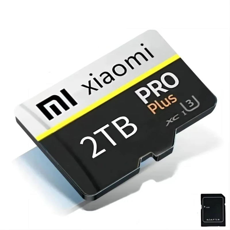 Cartão de Memória Xiaomi Micro SD 128GB - 2TB - Classe 10, Alta Velocidade, Adaptador SD