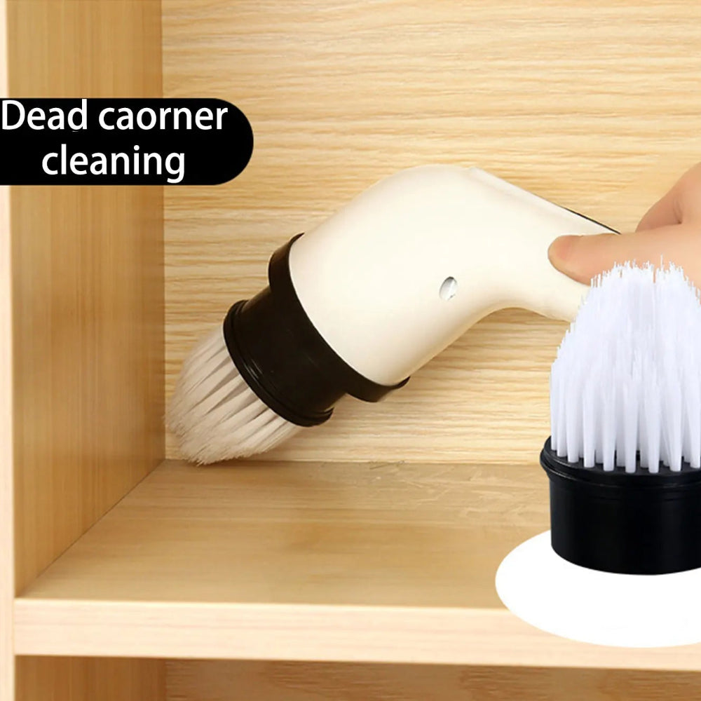 Escova de Limpeza Elétrica 9 em 1 com Bateria de 2000 mAh – Escova Multiusos Sem Fios para Casa de Banho, Cozinha e Sala com Cabeças Intermutáveis