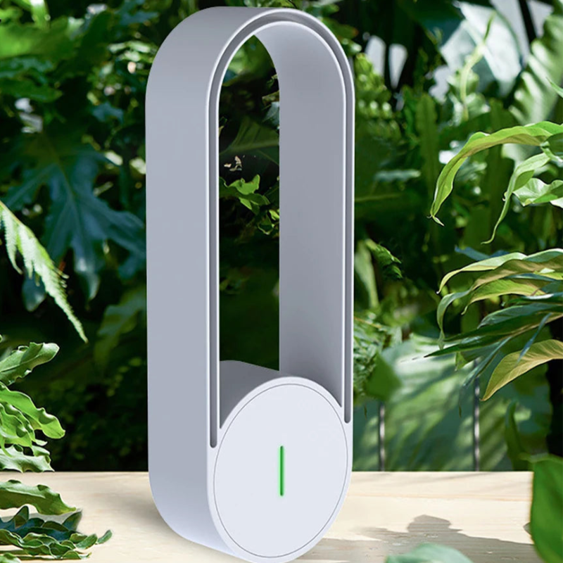 Purificador de Ar USB Anion - Remove Fumo/Odores/Cigarros, 60 Milhões Íons, Silencioso, Casa/Carro