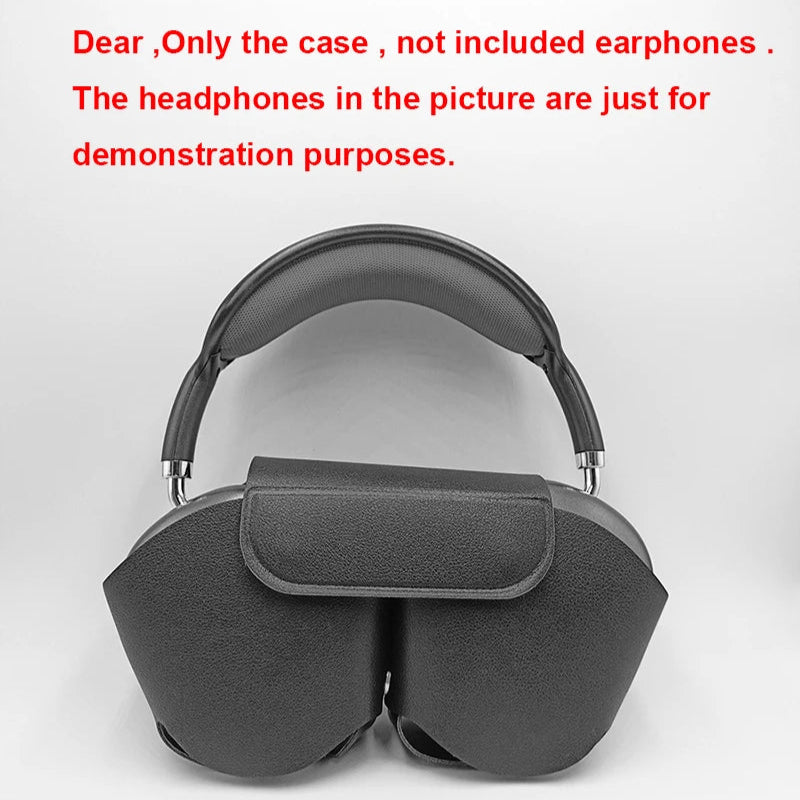 Capa Protetora Airpods Max Couro - Macia, Anti-Queda/Arranhões, Acessórios Airpods Max