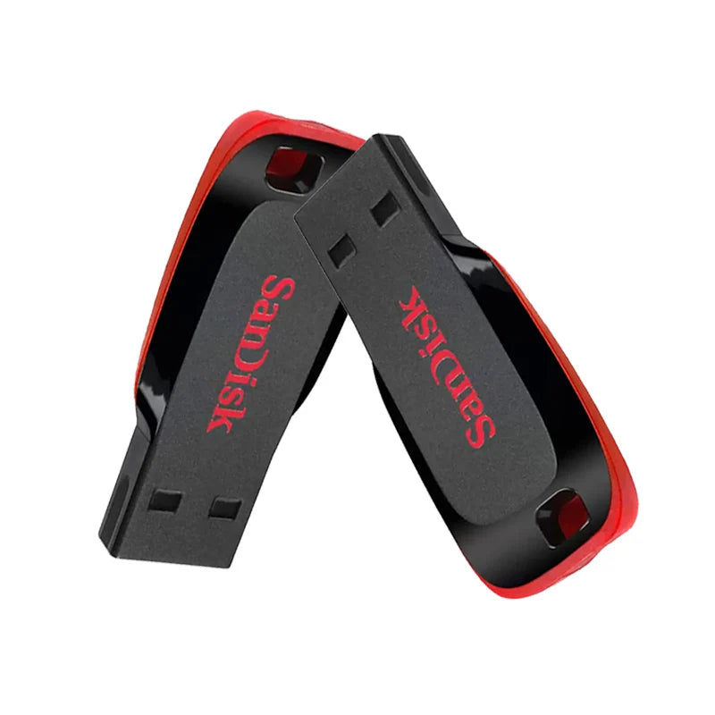 Pendrive Sandisk Mini USB 2.0 - 16GB/32GB/64GB/128GB, Armazenamento Portátil para Telemóvel