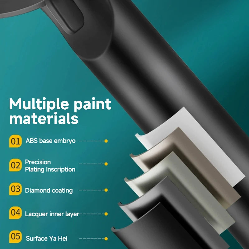 Chuveiro 6 Jatos Alta Pressão Multifuncional - Massagem, Ajustável, Grande Bocal