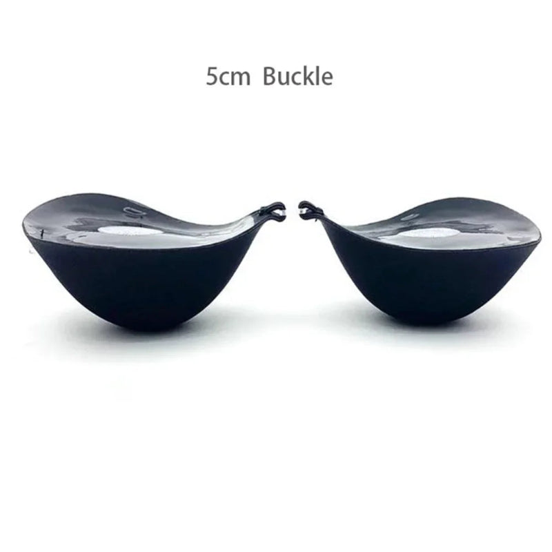 Sutiã Invisível Push Up Grosso - Adesivo Silicone, Levanta Seios, Vários Tamanhos, Casamento/Festas