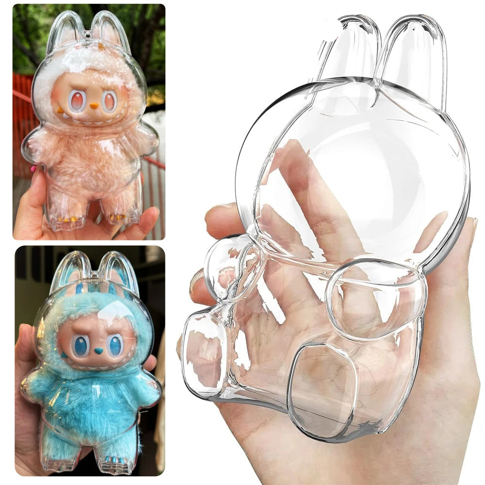Capa Protetora Transparente Para Figuras Labubu Geração 1