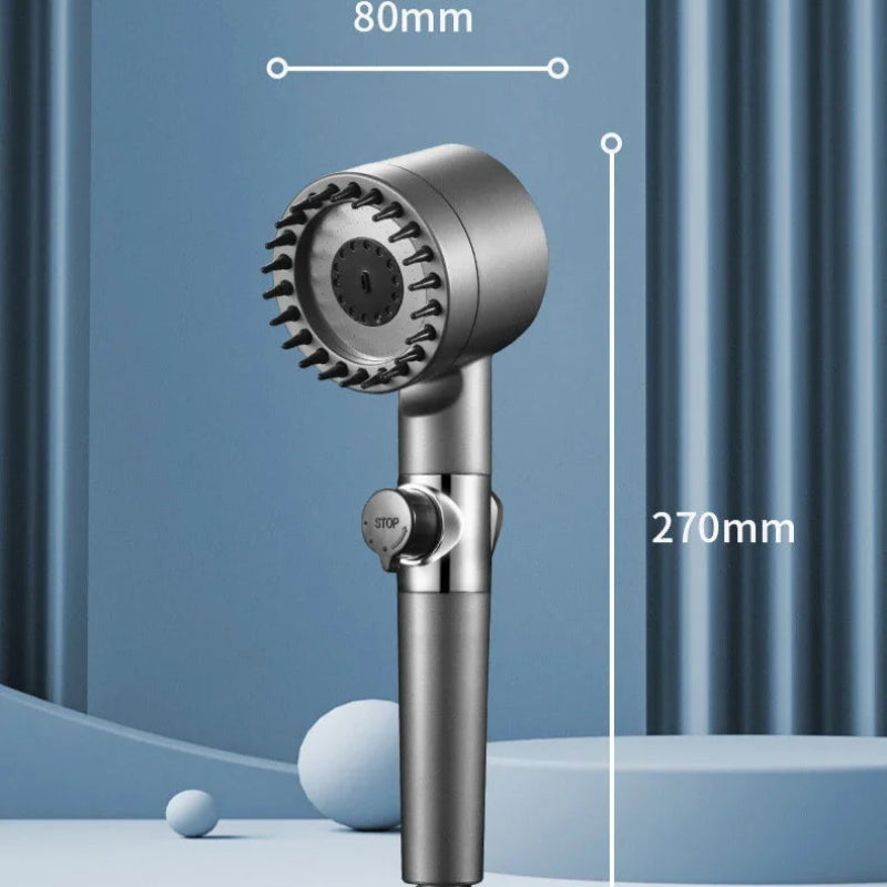 Chuveiro Alta Pressão 3 Modos com Filtro e Massagem - Poupança Água, Fácil Instalação