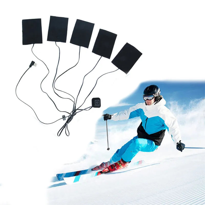 Almofada Aquecedora USB 3 Engrenagens - Temp. Ajustável, Roupa/Colete/Jaqueta, Lavável