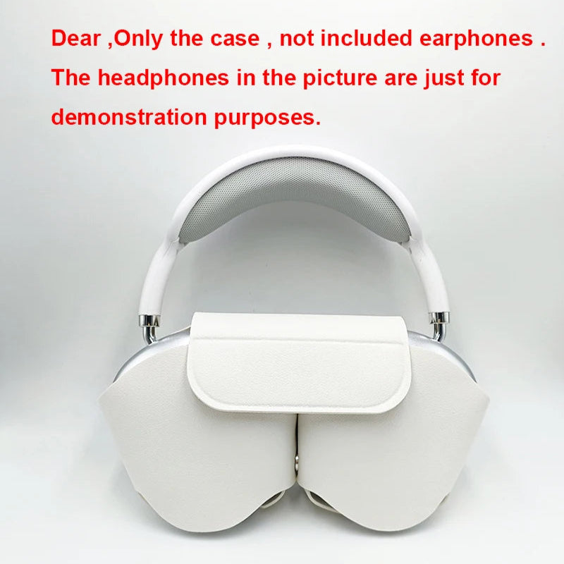 Capa Protetora Airpods Max Couro - Macia, Anti-Queda/Arranhões, Acessórios Airpods Max