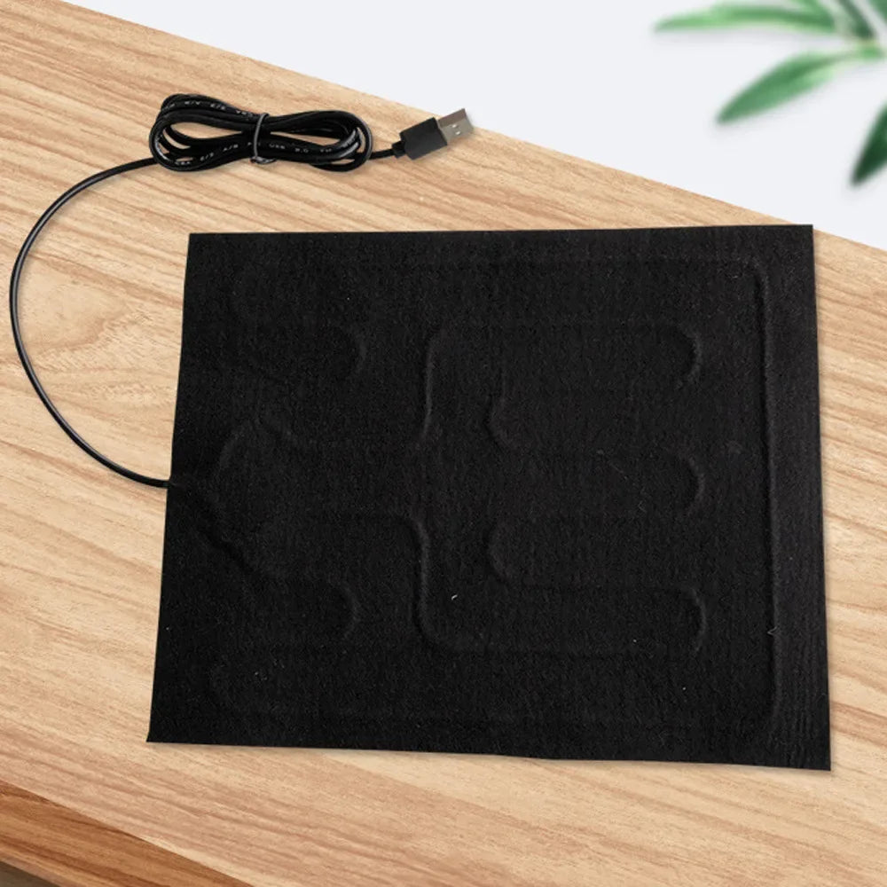 Almofada Aquecida USB Lavável - Cães/Gatos/Répteis de Estimação, Segura, Inverno Quente