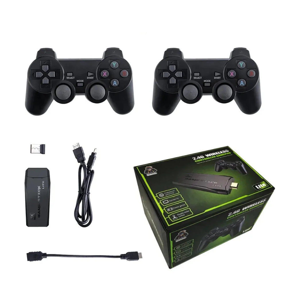 Consola Retro Game Stick M8 4K – 10.000 Jogos num Único Dispositivo