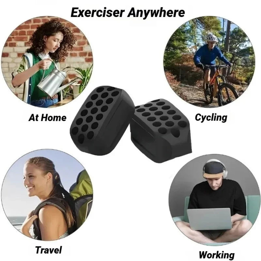 Exercitador de Mandíbula e Tonificador Facial – Kit de Treino Muscular em Silicone