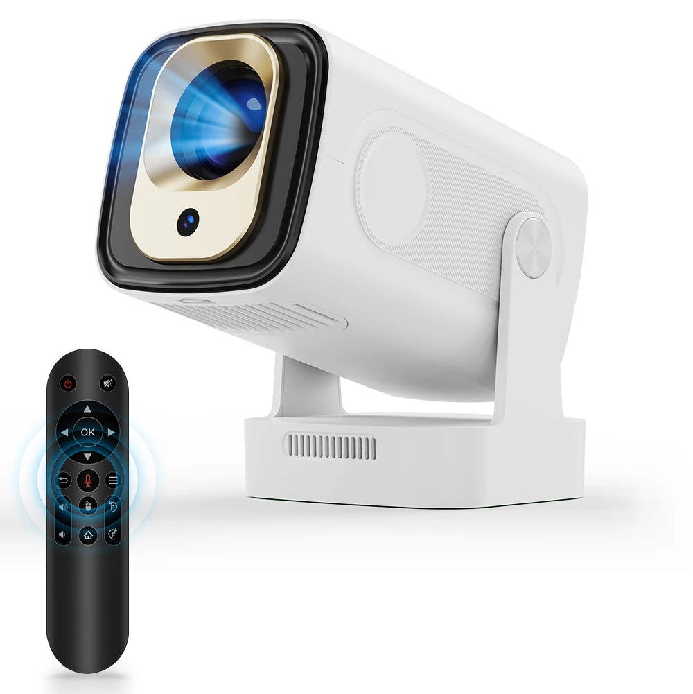 Projetor Inteligente Full HD 1080P Nativo – 330 ANSI Lumens, Android TV Integrado, WiFi 6 Dual Band, Bluetooth 5.4