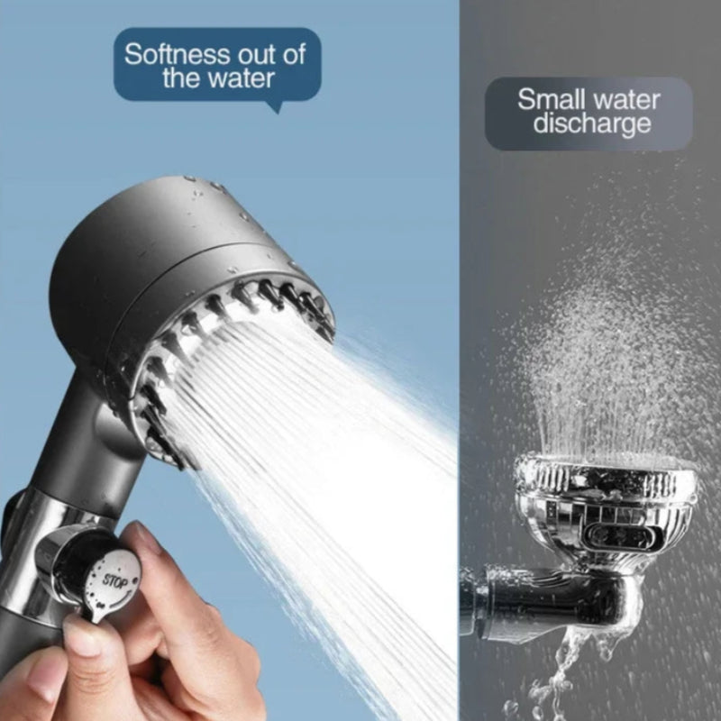 Chuveiro Alta Pressão 3 Modos com Filtro e Massagem - Poupança Água, Fácil Instalação