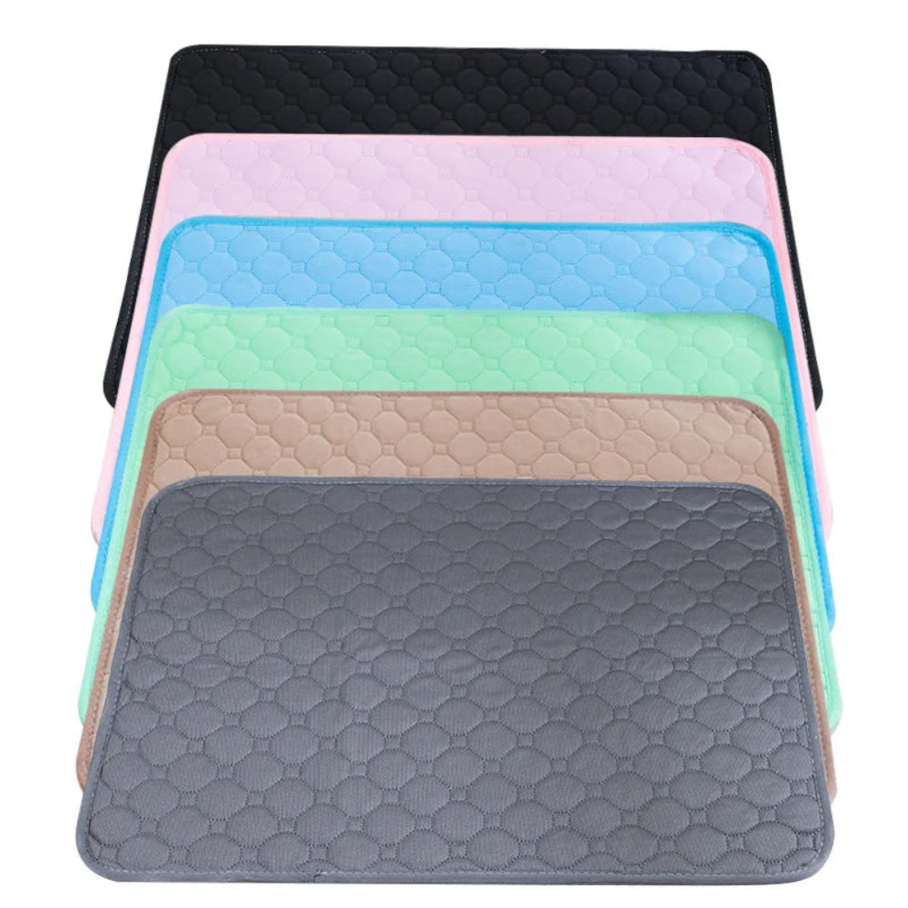 Almofada Urina Cão Reutilizável - 4 Camadas, Absorvente, Lavável, Treino/Cama/Carro