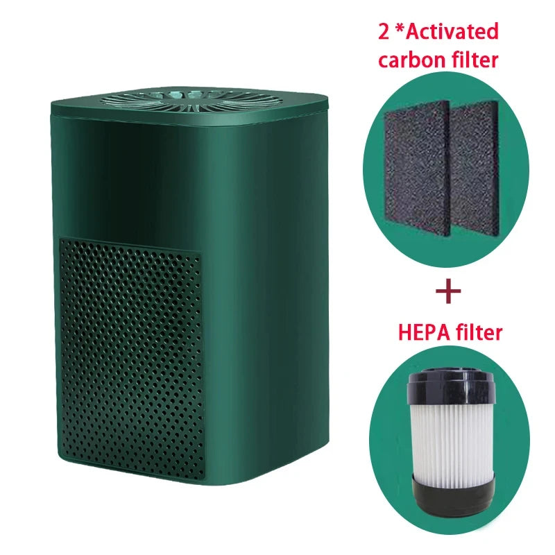 Purificador de Ar Xiaomi Youpin - UV, Ionizador, Ozono, Filtro HEPA, USB, 2024