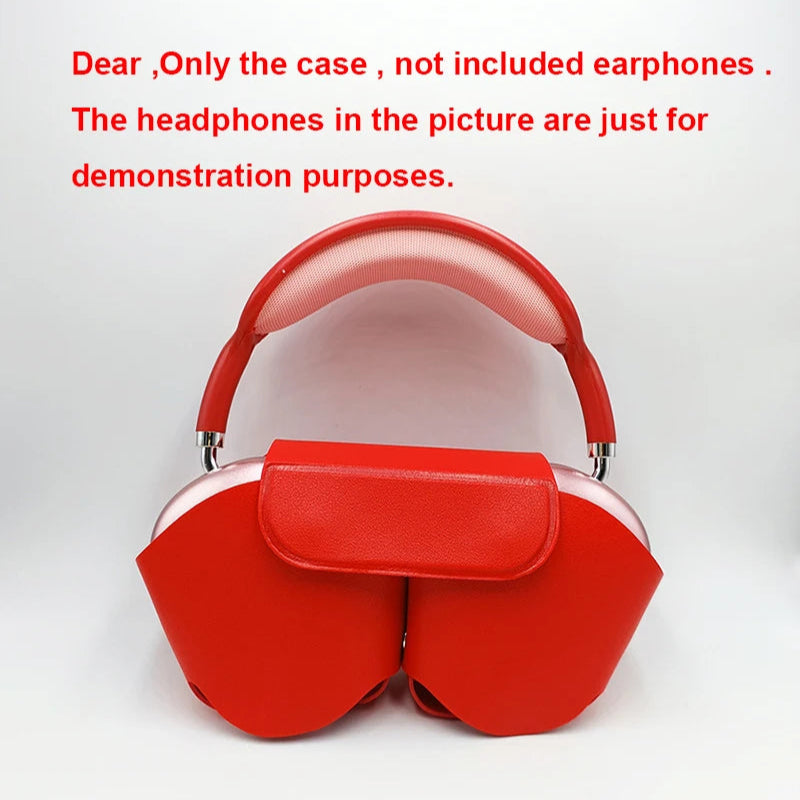 Capa Protetora Airpods Max Couro - Macia, Anti-Queda/Arranhões, Acessórios Airpods Max