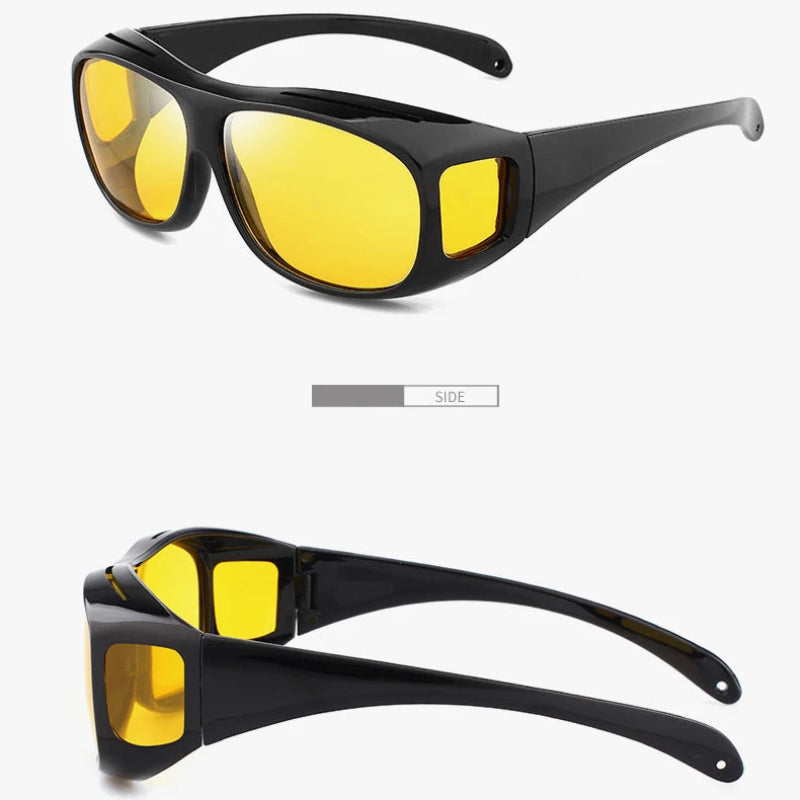 Óculos de Condução Noturna e Diurna Antirreflexo 2024 - Segurança e Visão Clara na Estrada