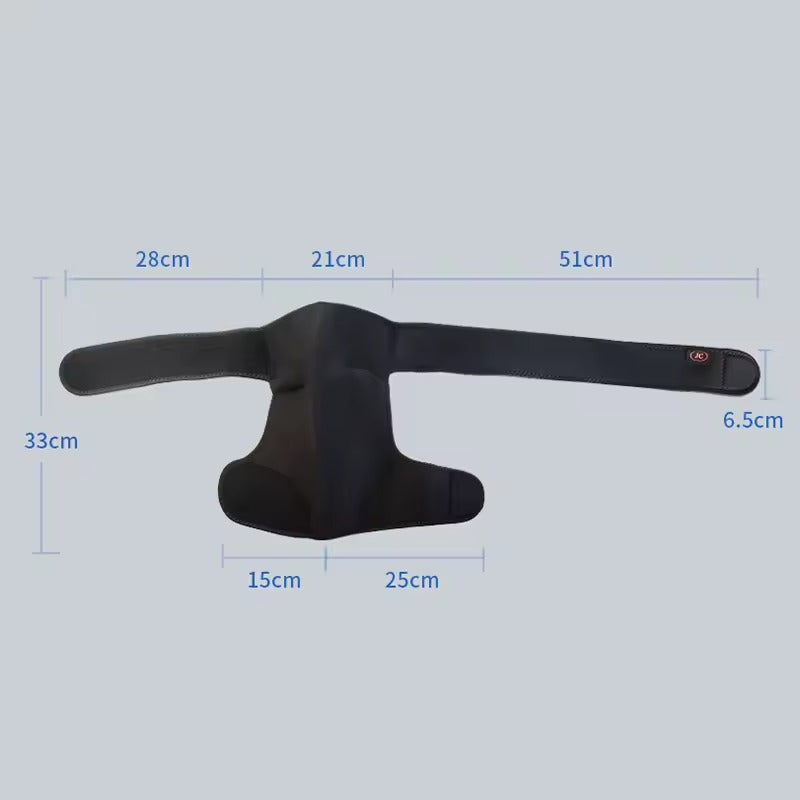 Cinta de Ombro com Almofada de Pressão - Suporte Ajustável, Proteção Ombro, Unissexo, Desporto/Recuperação