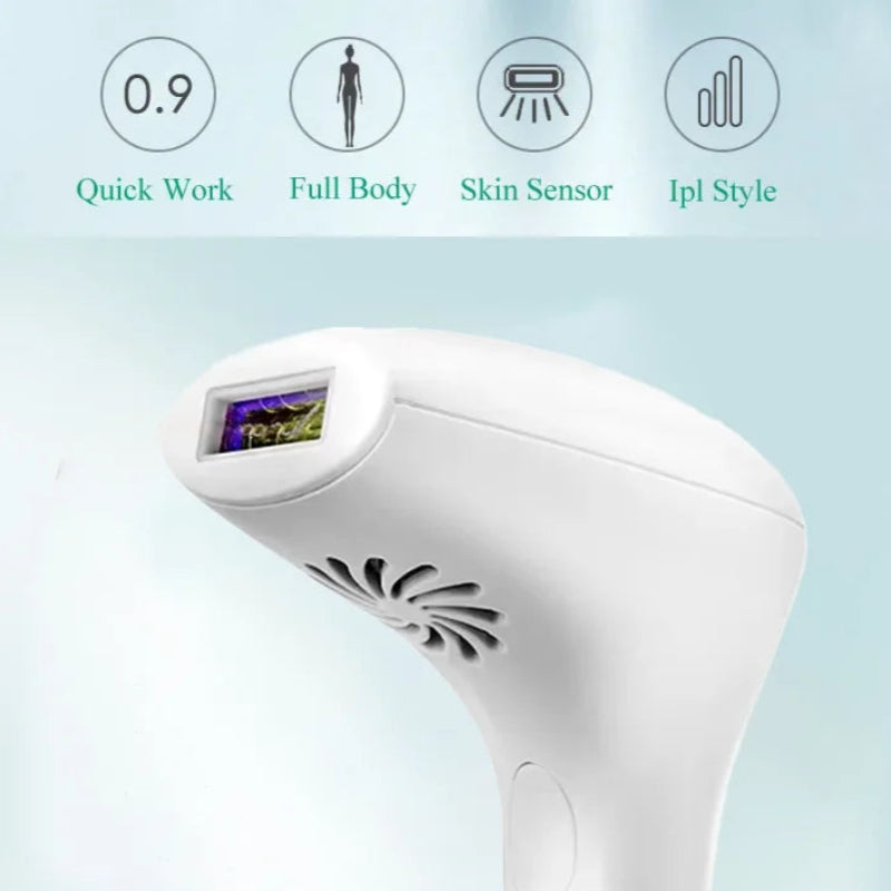 Depilador a Laser IPL Permanente 900.000 Flashes - Depilação Indolor, Casa, Corpo Inteiro