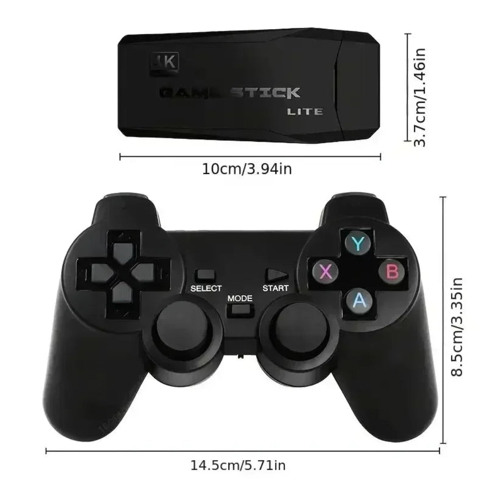 Consola Retro Game Stick M8 4K – 10.000 Jogos num Único Dispositivo