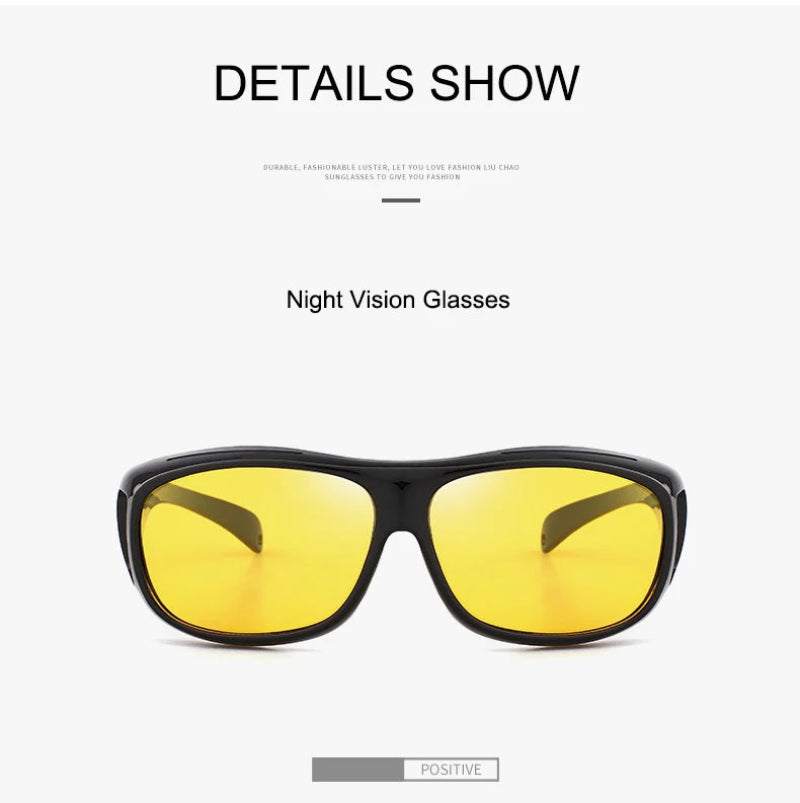 Óculos de Condução Noturna e Diurna Antirreflexo 2024 - Segurança e Visão Clara na Estrada