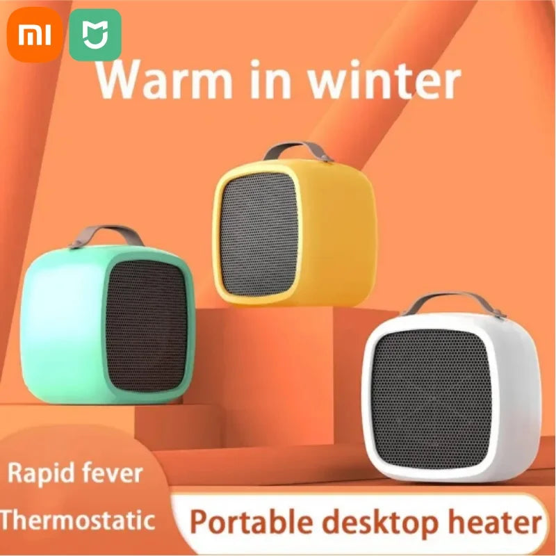 Aquecedor Portátil Xiaomi Mijia 500W - Aquecimento Rápido 3s, Silencioso, Seguro, Escritório/Casa