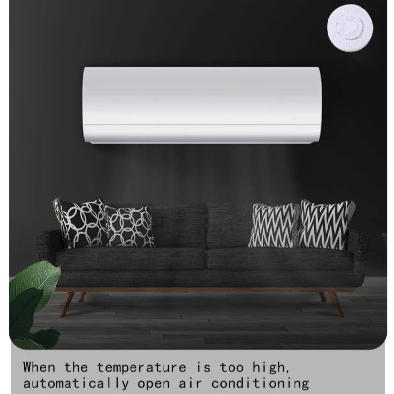 Sensor Qualidade Ar Tuya Zigbee - CO2, Formaldeído, VOC, Temp., Humidade, Alexa/Google